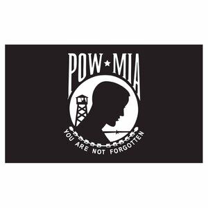 POW MIA You Are Not Forgotten-Flag Polyester NEW 3 FT. X 5 FT.